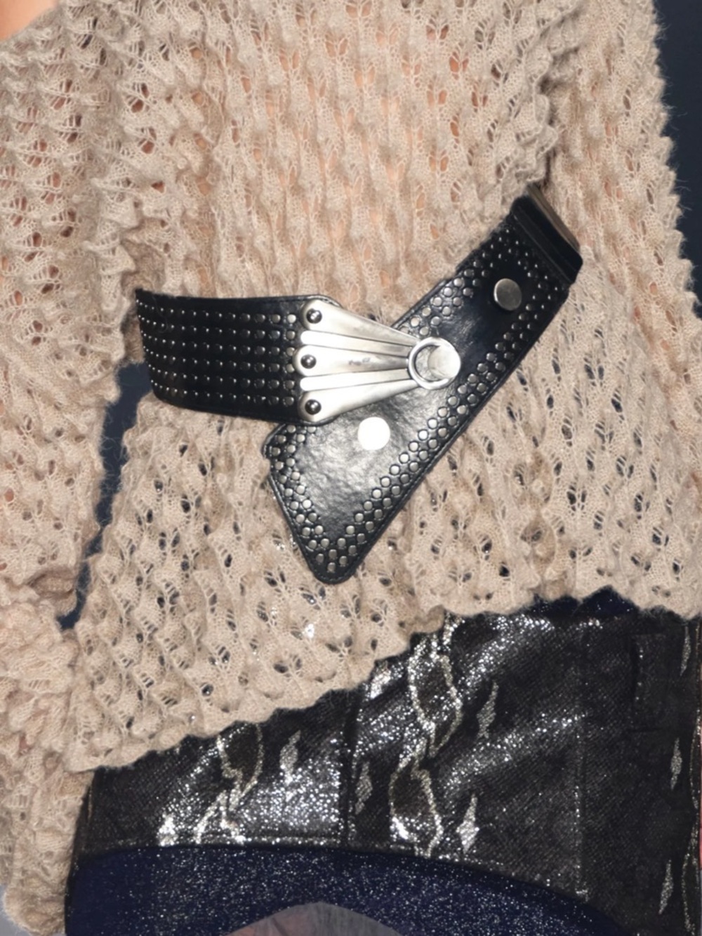 PROD Bldg Studded Ranya Wide Belt - Picture 2 of 6